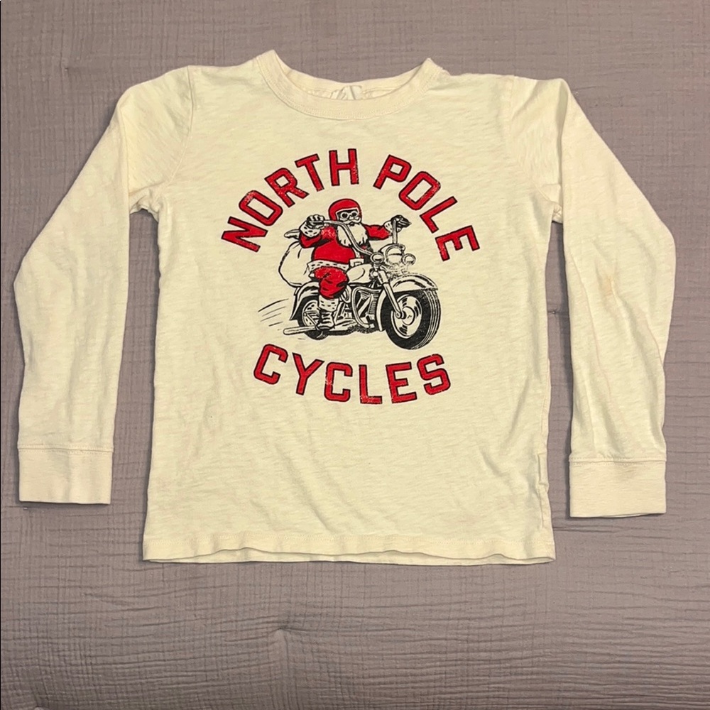 Crewcuts boys North Pole Cycles long sleeve tee